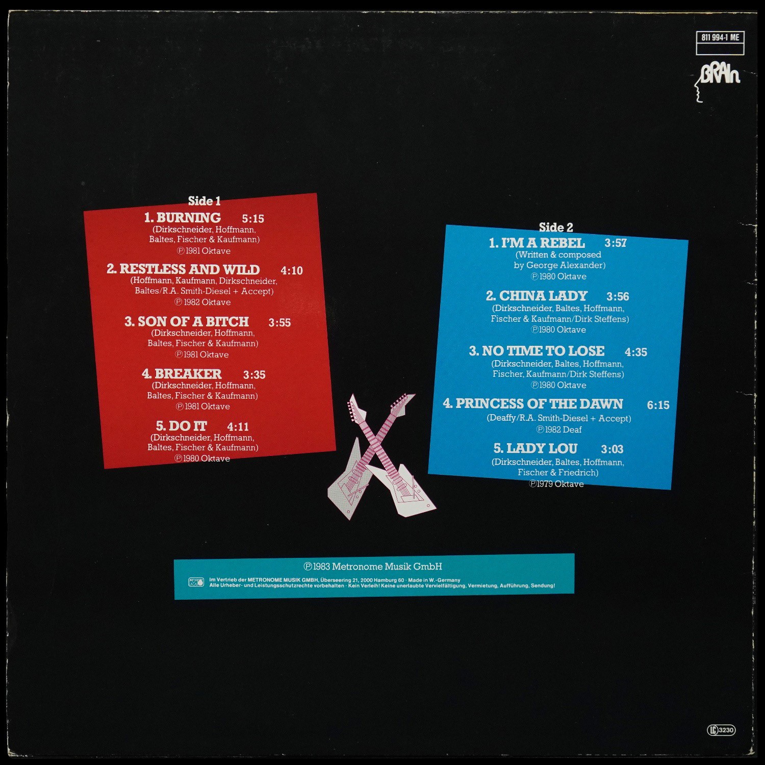 LP Accept — Best Of Accept фото 2