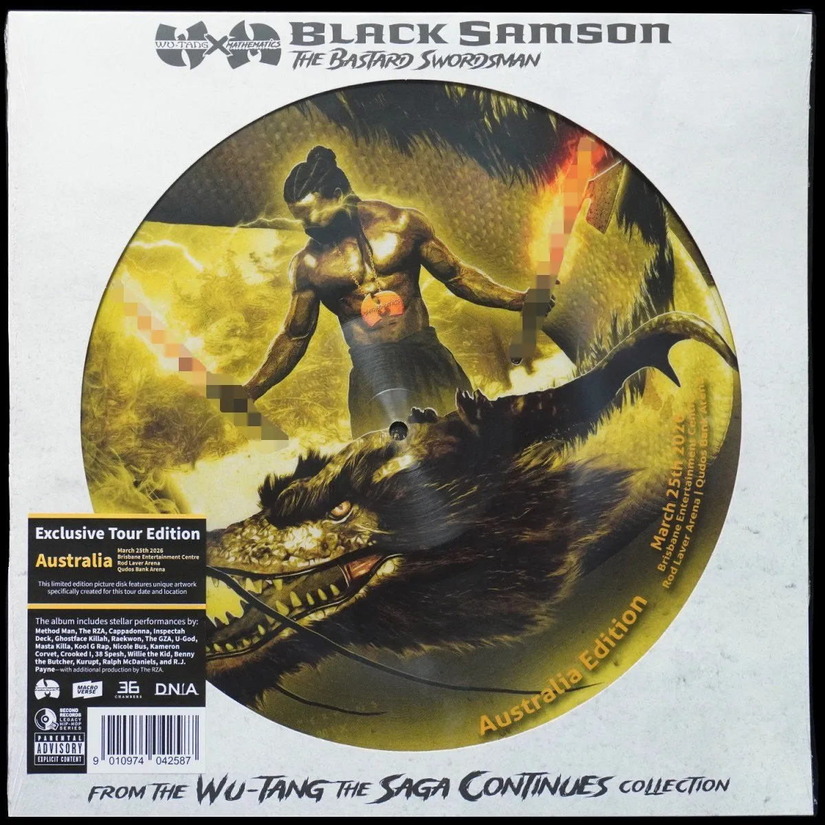 LP Wu-Tang Clan — Black Samson, The Bastard Swordsman (picture disc (пикчер диск)) фото