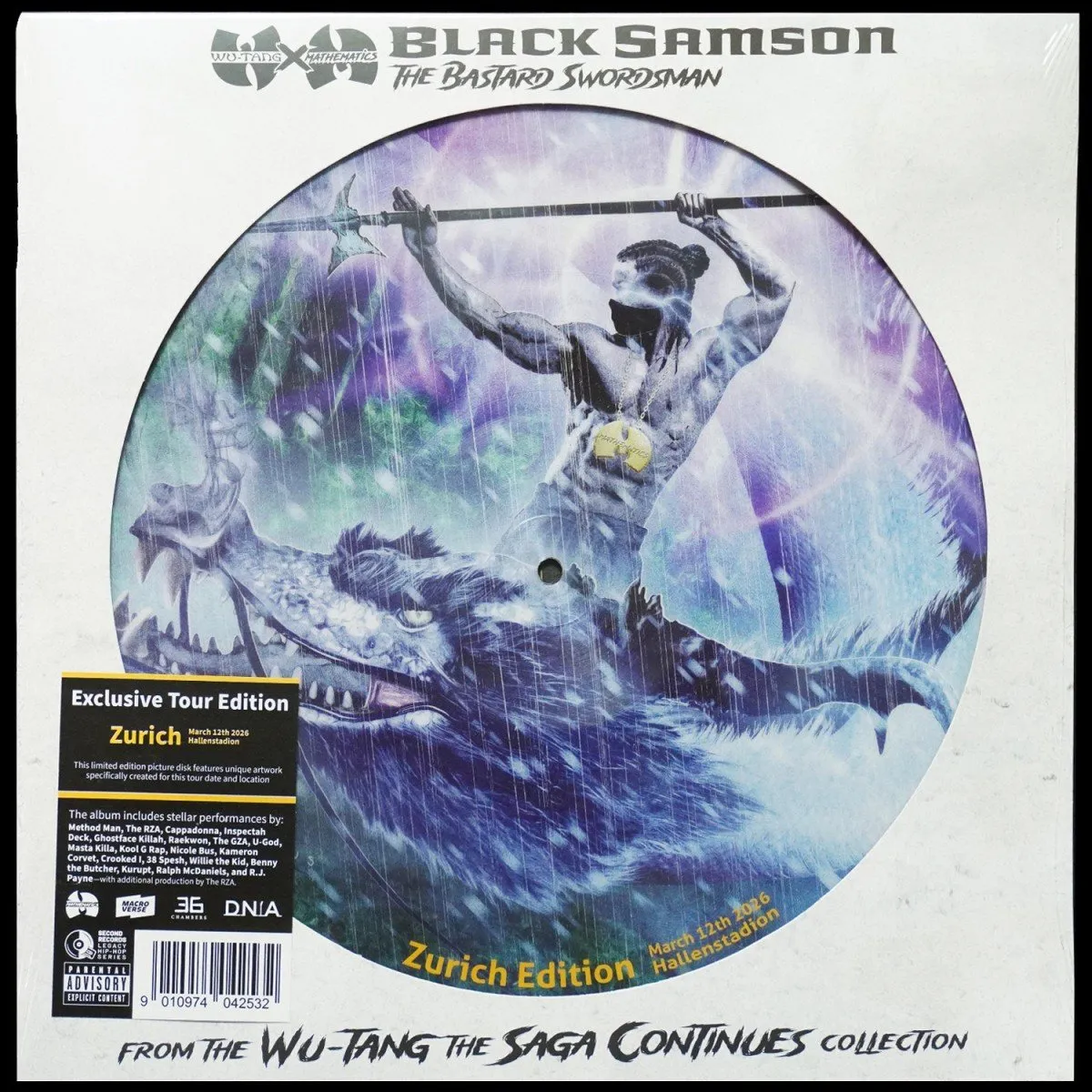 LP Wu-Tang Clan — Black Samson, The Bastard Swordsman (picture disc (пикчер диск)) фото