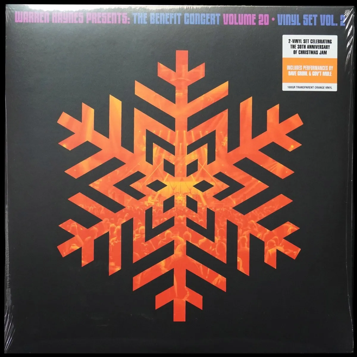 LP V/A — Warren Haynes Presents: The Benefit Concert Volume 20 Vinyl Set Vol 2 (2LP,  оранжевый винил) фото