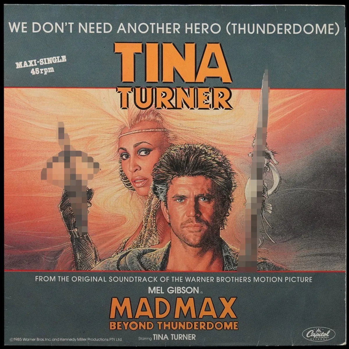 LP V/A — Mad Max - Beyond Thunderdome (+ постер) фото