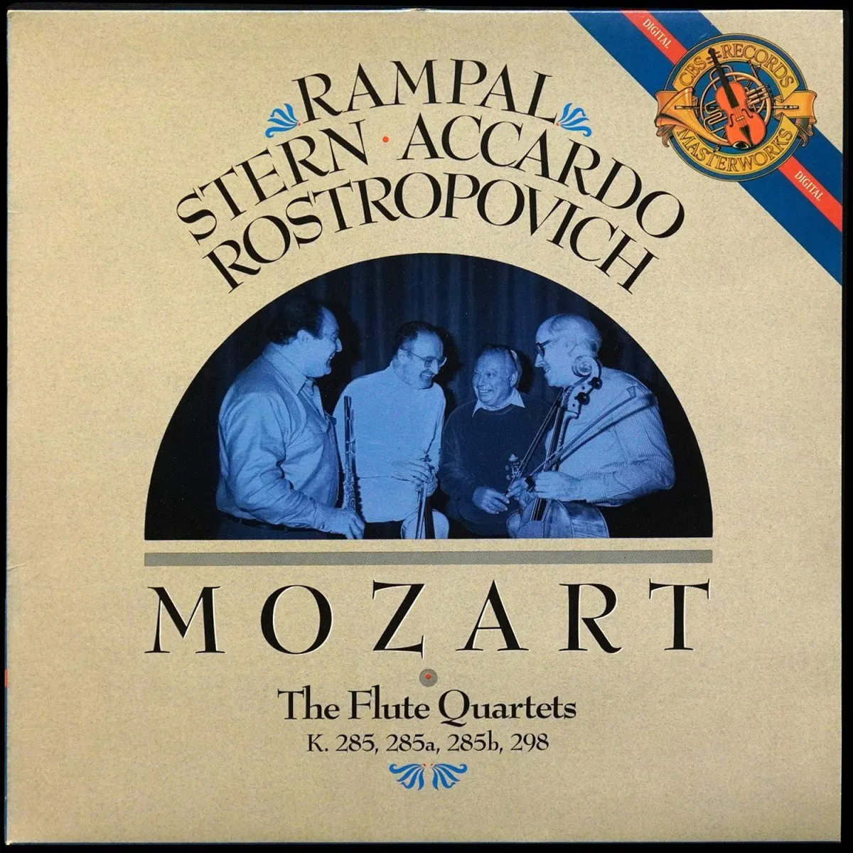 LP Mstislav Rostropovich — Mozart: Flute Quartets фото