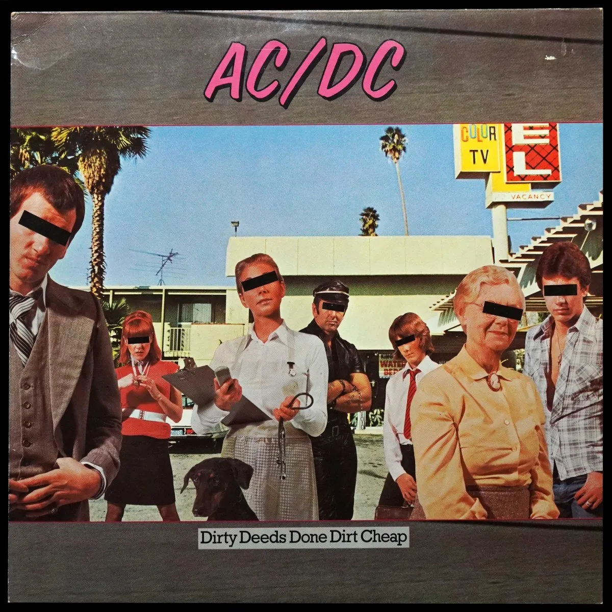 LP AC/DC — Dirty Deeds Done Dirt Cheap фото