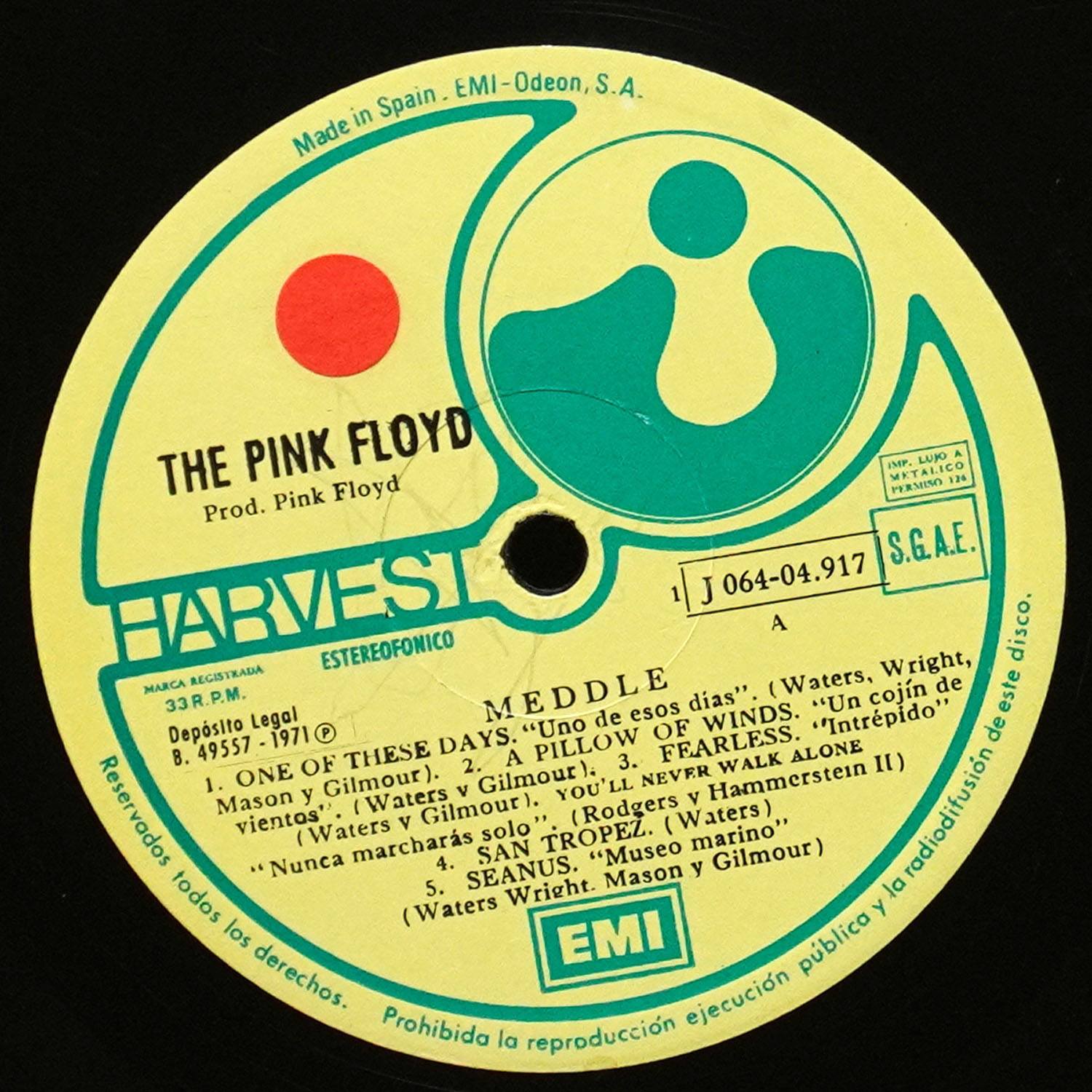 LP Pink Floyd — Meddle фото 4