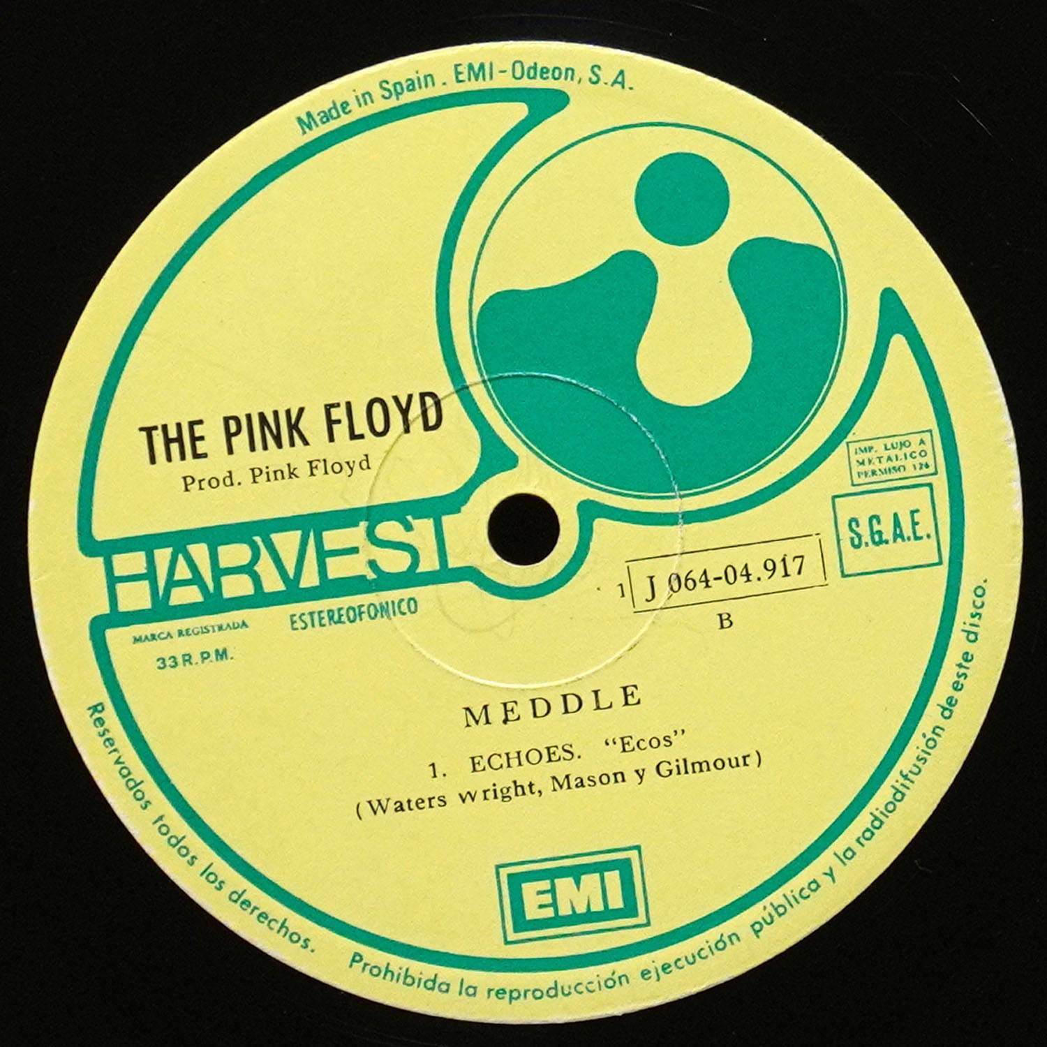 LP Pink Floyd — Meddle фото 5