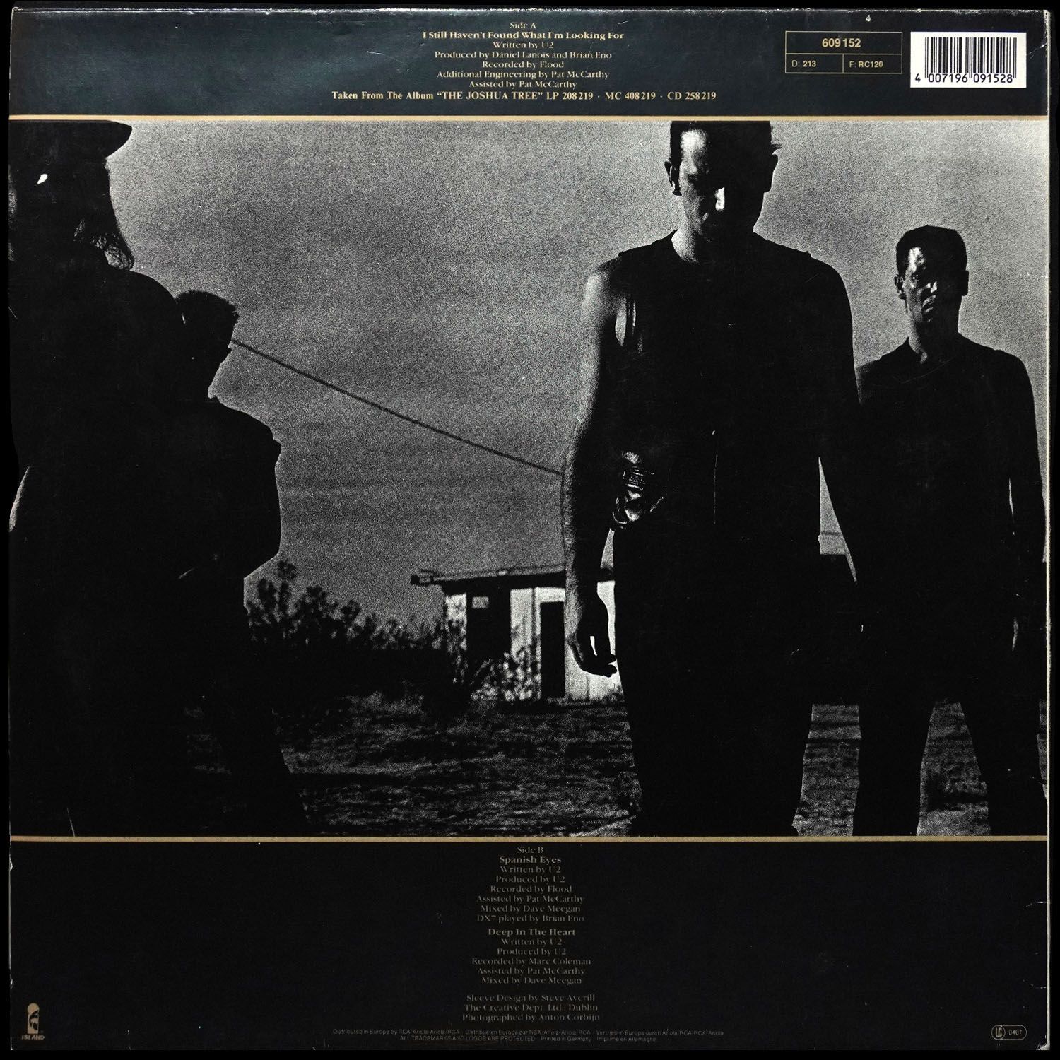 LP U2 — I Still Haven't Found What I'm Looking For (макси сингл) фото 2