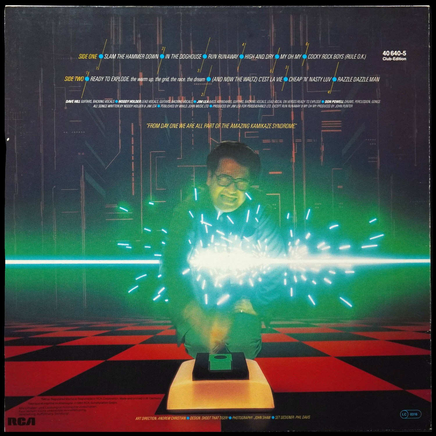 LP Slade — Amazing Kamikaze Syndrome (клубное издание) фото 2