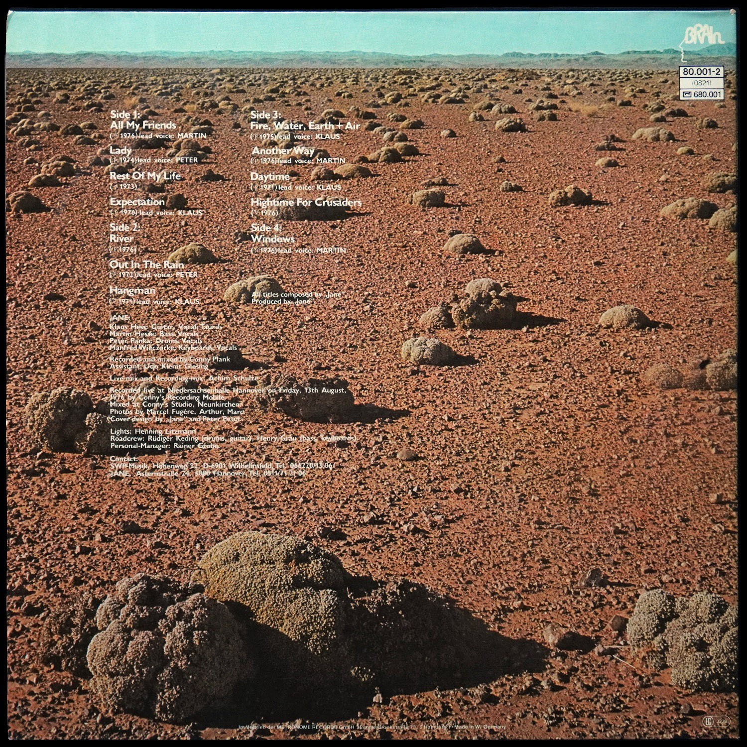 LP Jane — Jane Live (2LP) фото 2