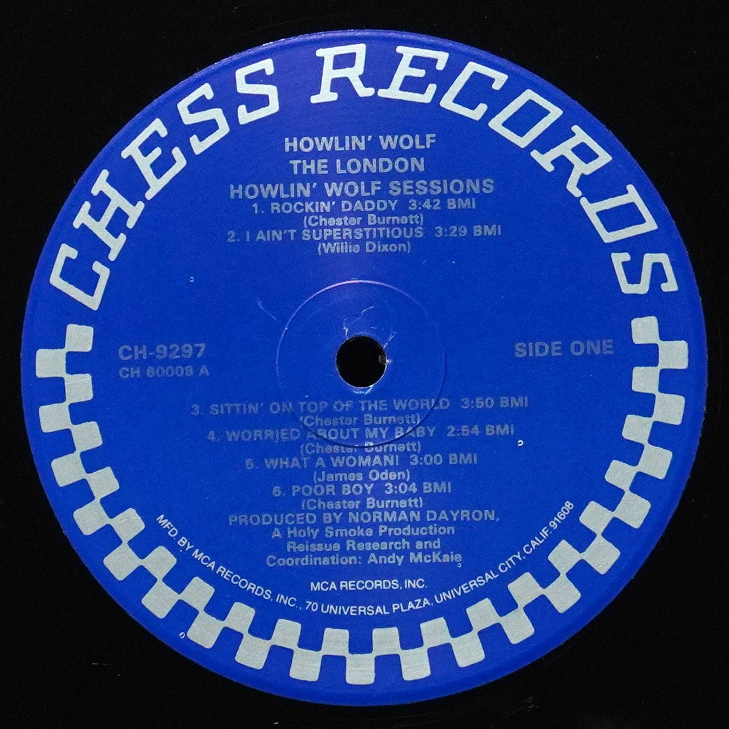 LP Howlin' Wolf — London Howlin' Wolf Session фото 3