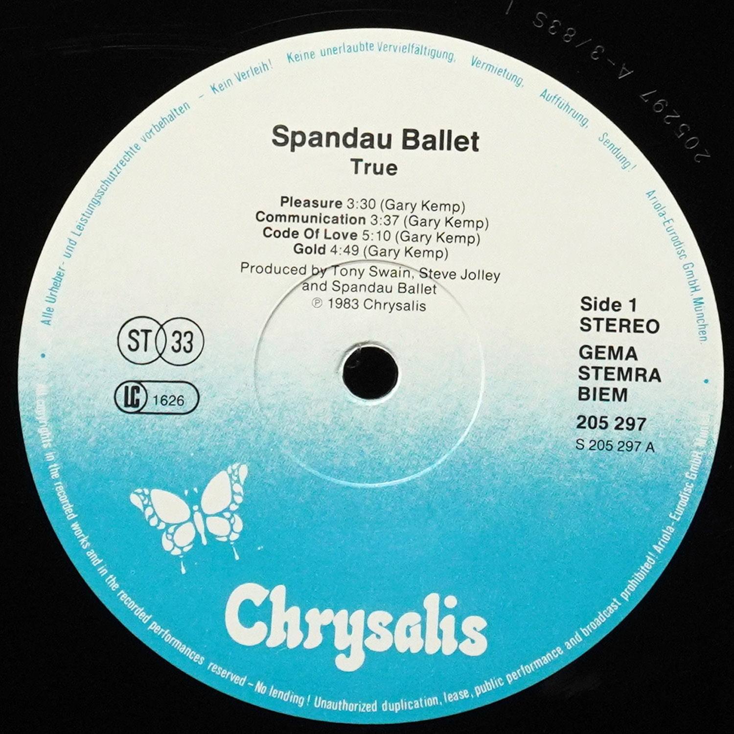LP Spandau Ballet — True фото 2