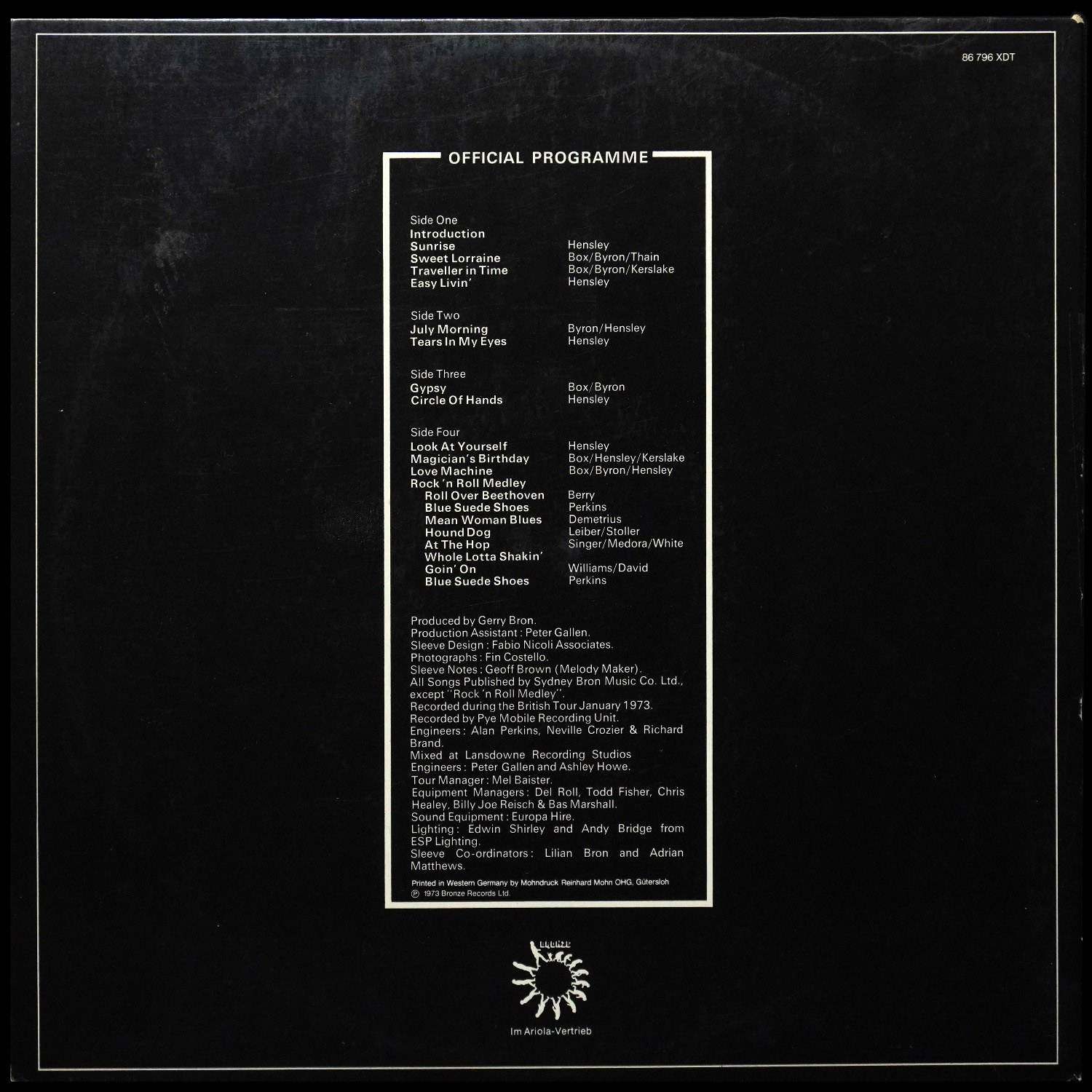 LP Uriah Heep — Uriah Heep Live (2LP, обложка-буклет) фото 2