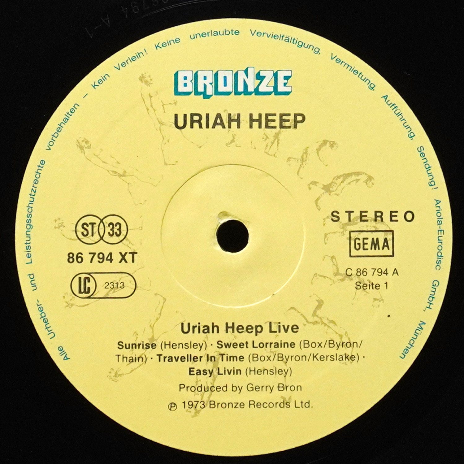 LP Uriah Heep — Uriah Heep Live (2LP, обложка-буклет) фото 3
