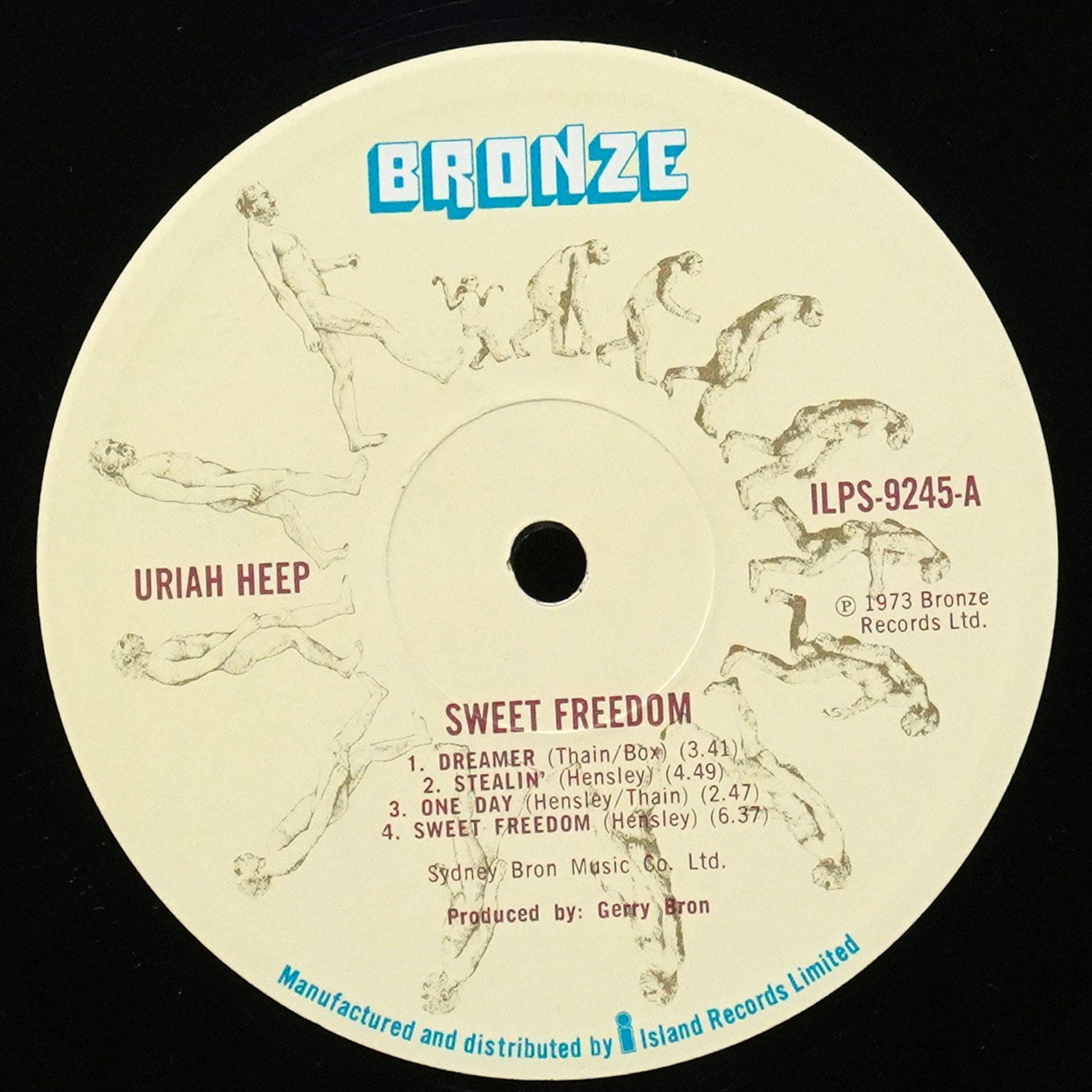 LP Uriah Heep — Sweet Freedom фото 3