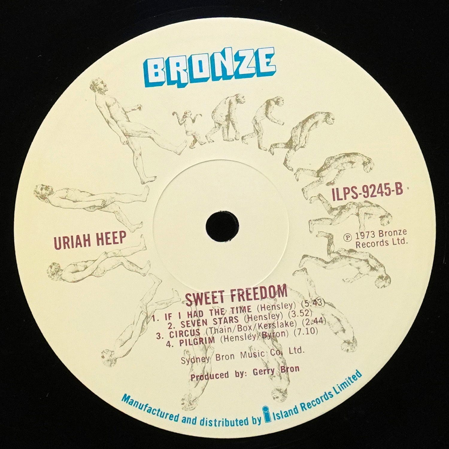 LP Uriah Heep — Sweet Freedom фото 4