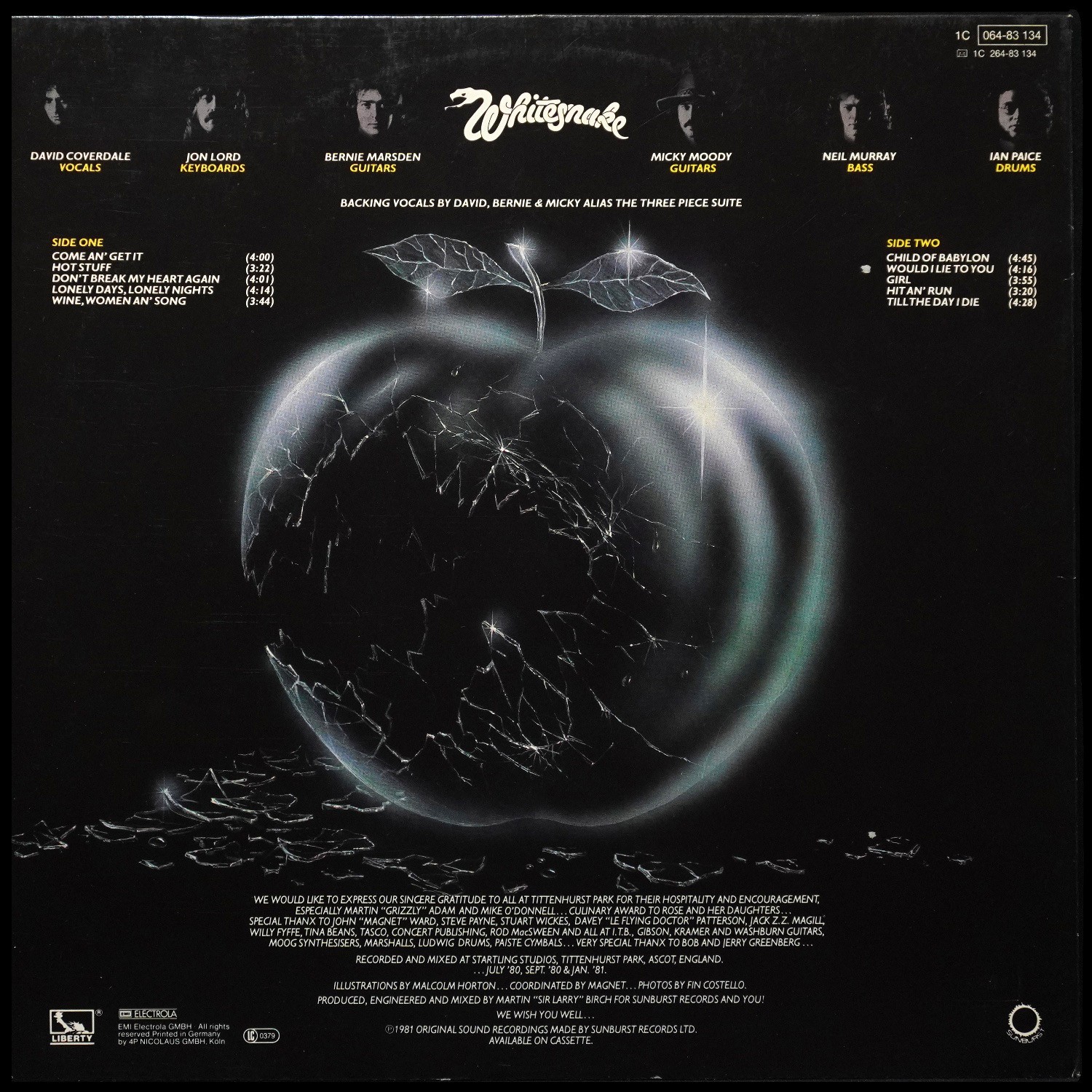 LP Whitesnake — Come An' Get It фото 2
