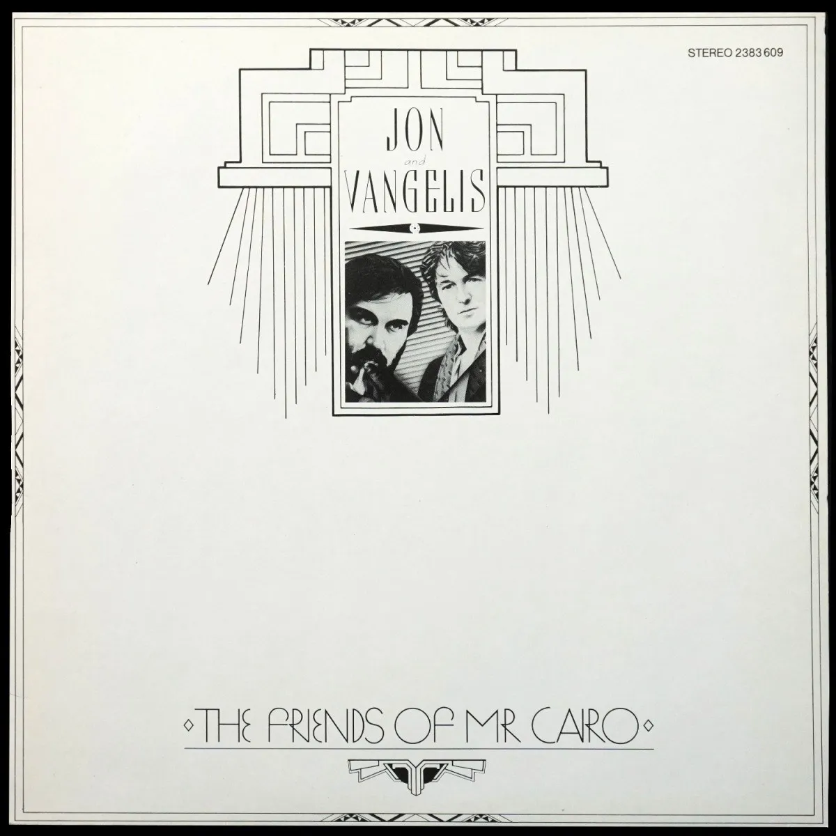 LP Jon And Vangelis — Friends Of Mr Cairo фото