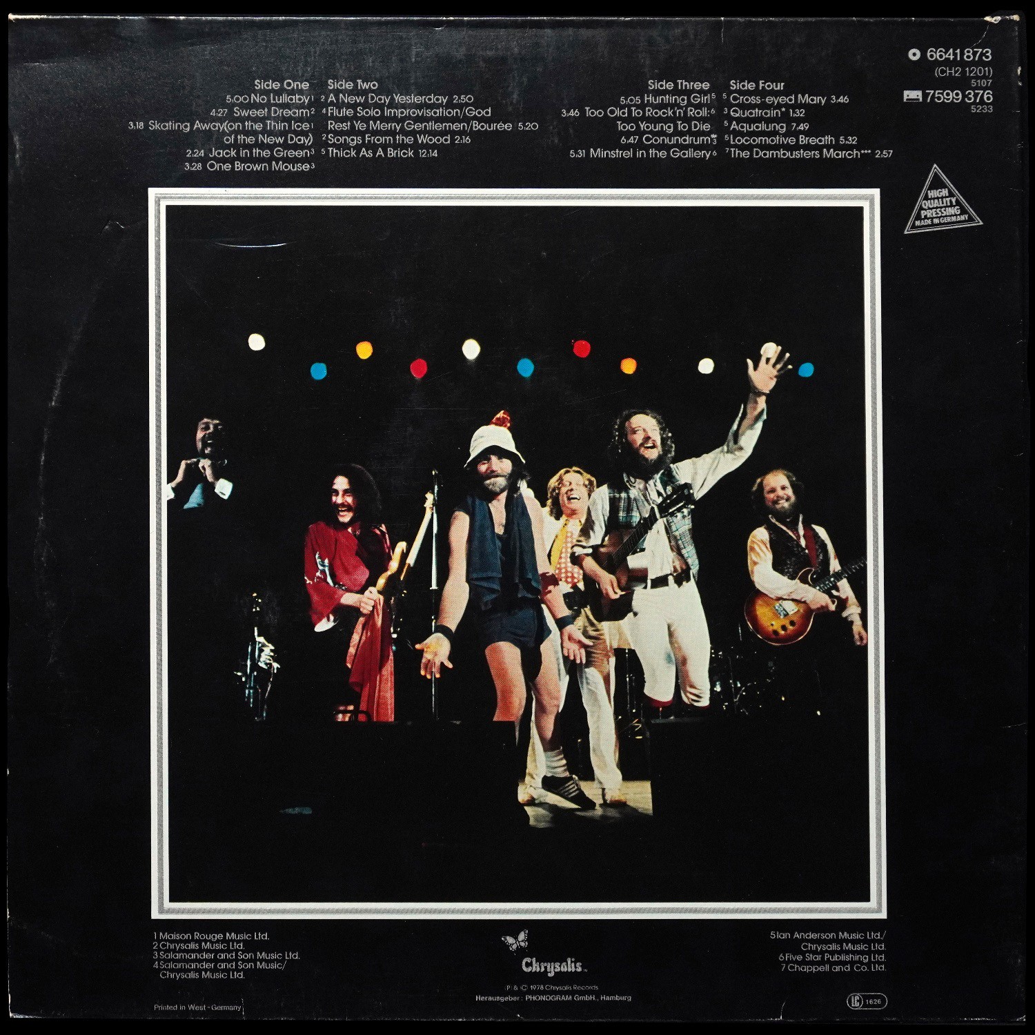 LP Jethro Tull — Live (Bursting Out) (2LP) фото 2