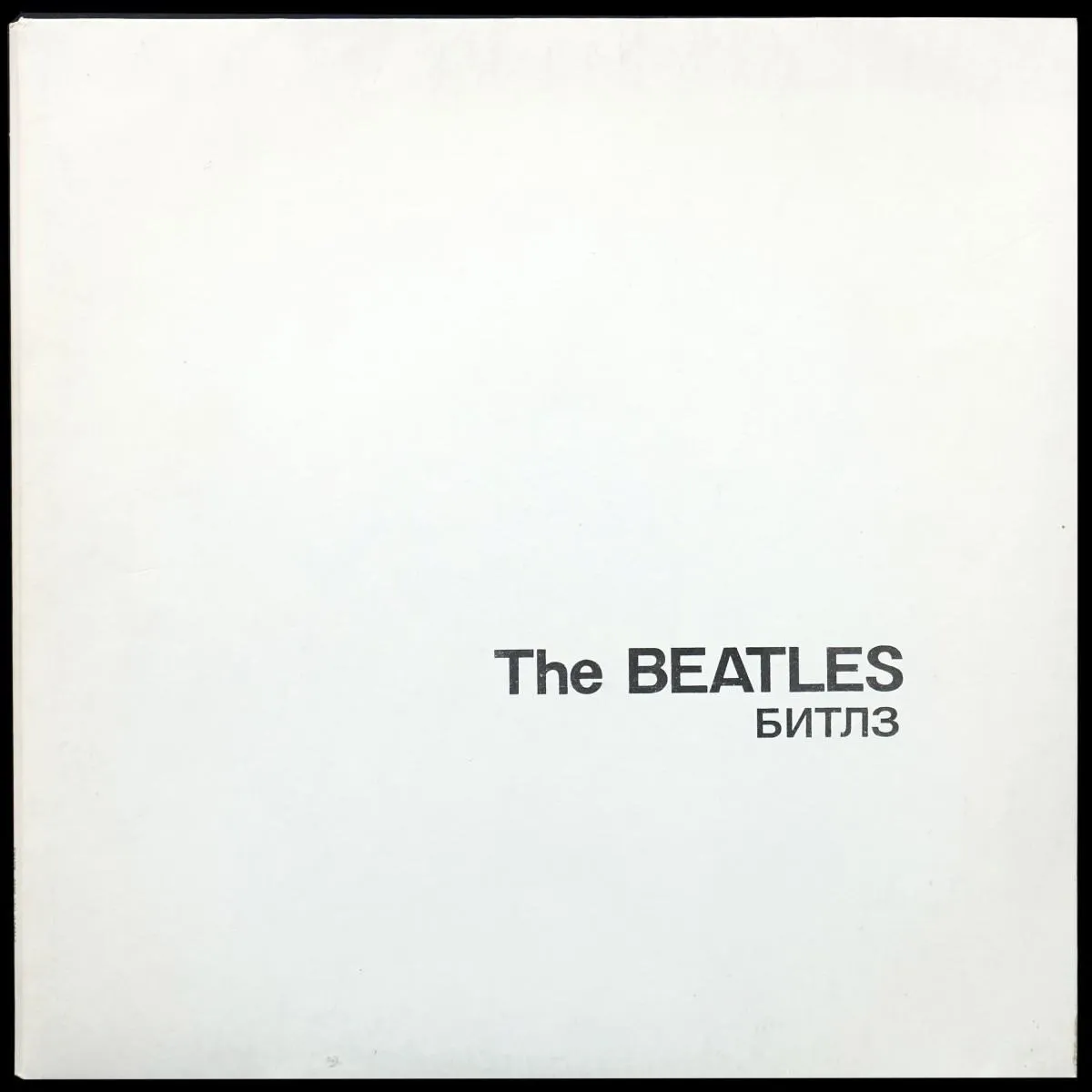 LP Beatles — White Album (2LP) фото