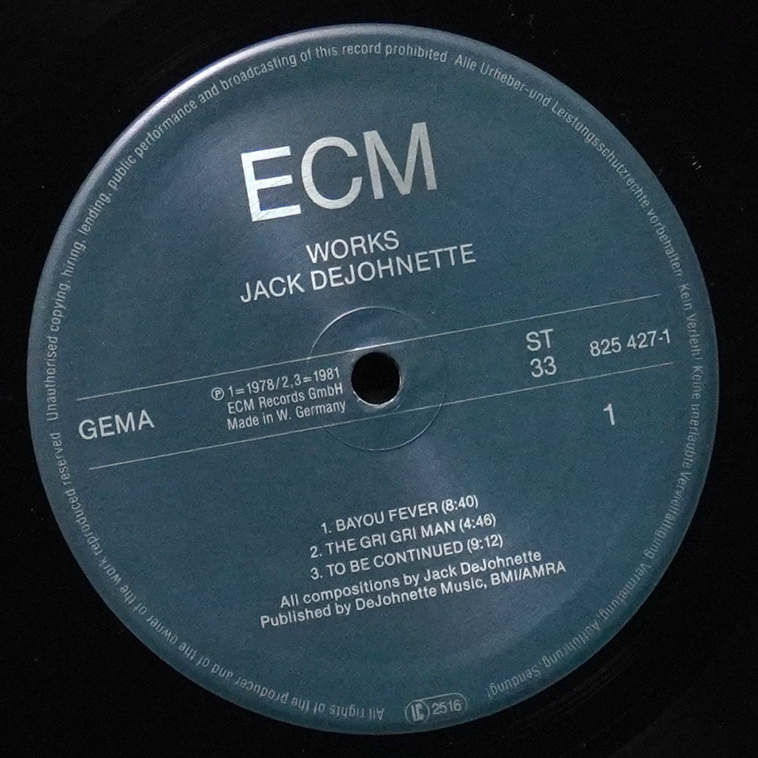 LP Jack Dejohnette — Works фото 3