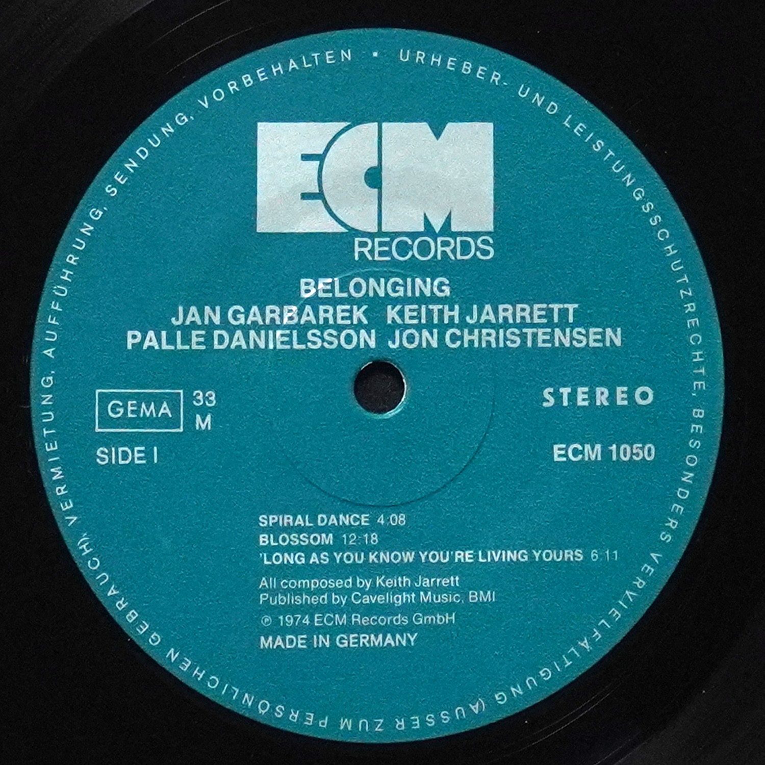 LP Jan Garbarek — Belonging фото 3