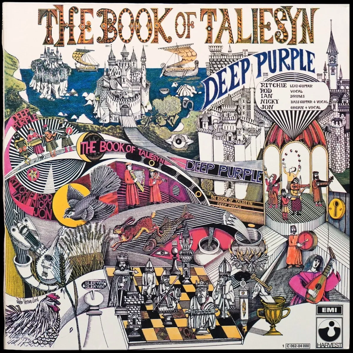 LP Deep Purple — Book Of Taliesyn фото