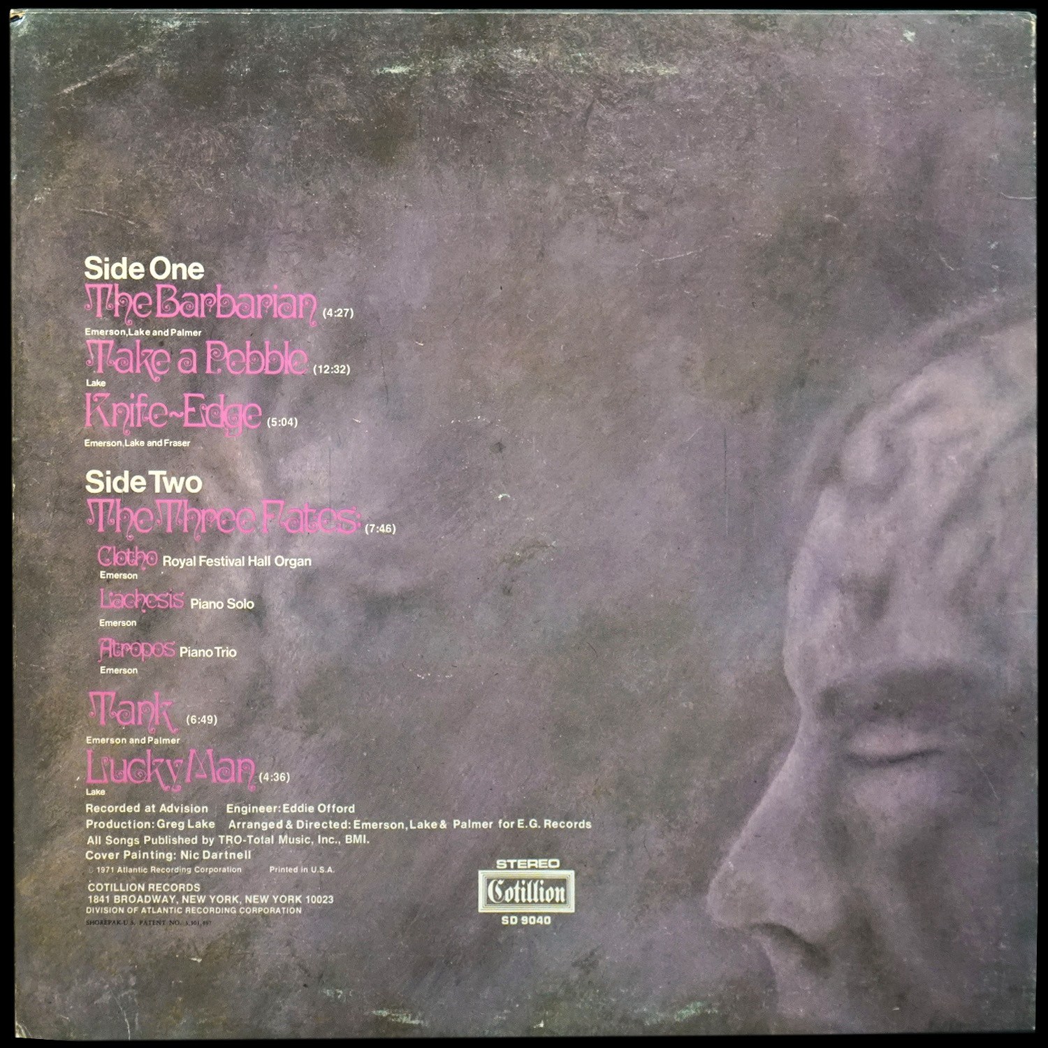 LP Emerson, Lake & Palmer — Emerson, Lake & Palmer фото 2