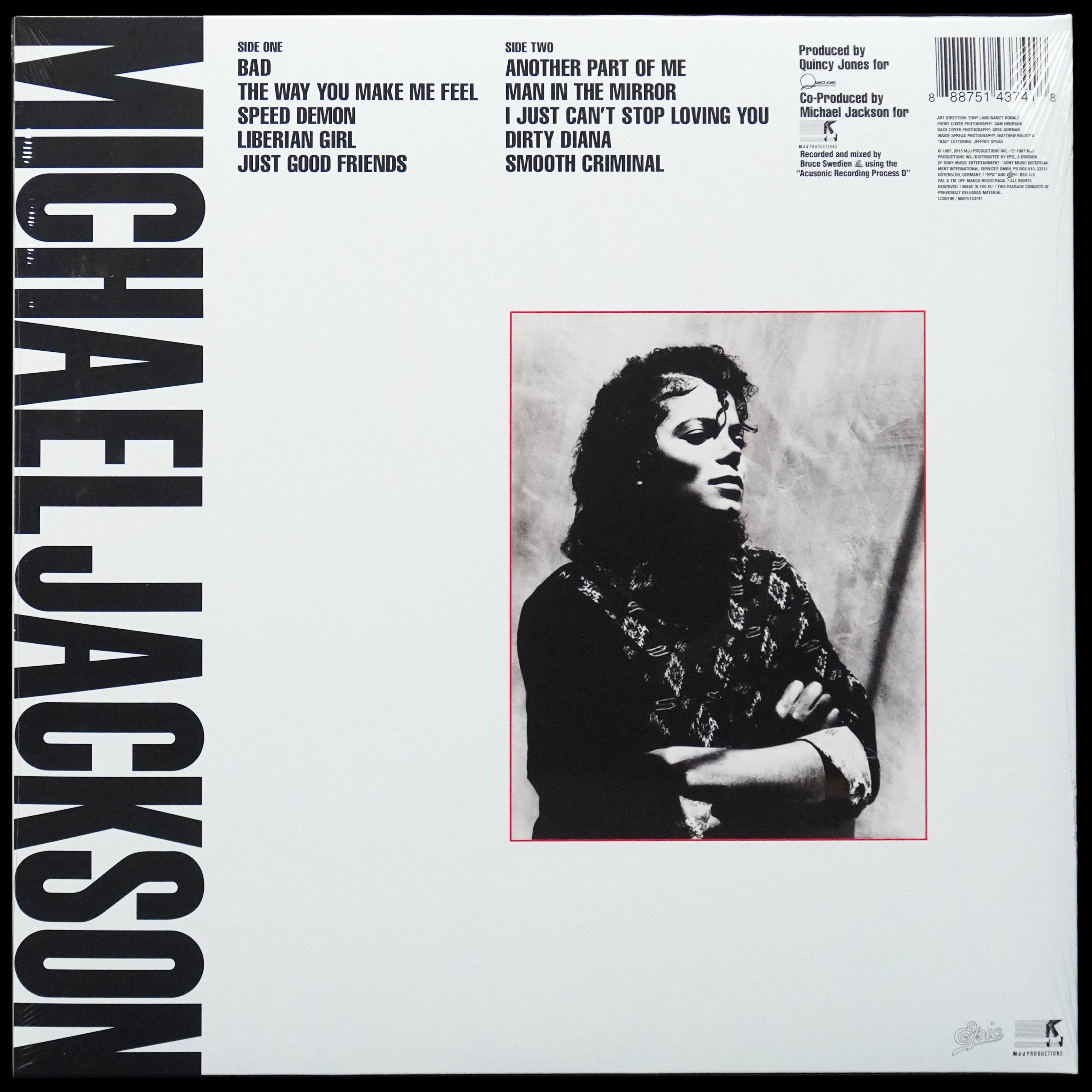 LP Michael Jackson — Bad фото 2