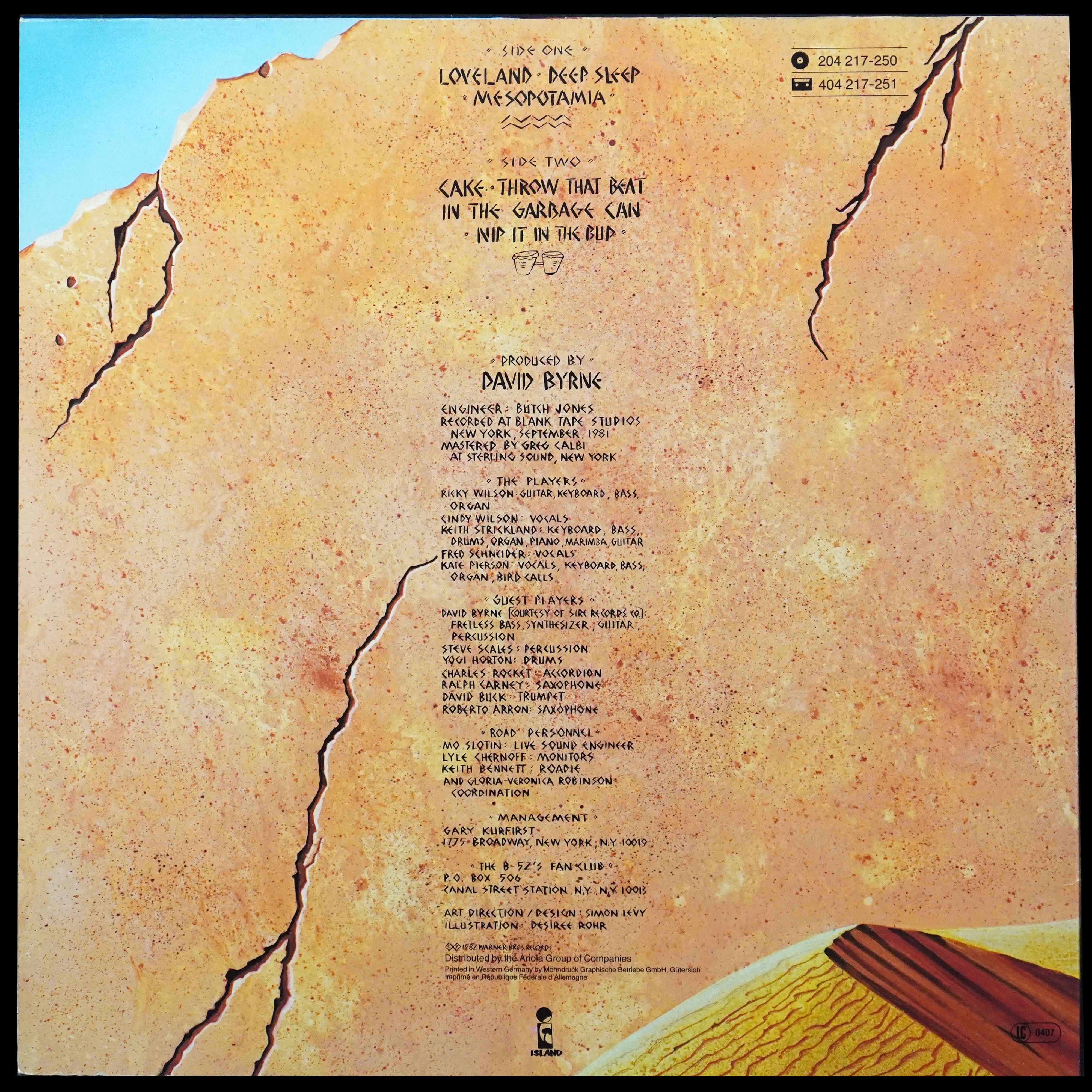 LP B-52's — Mesopotamia фото 3