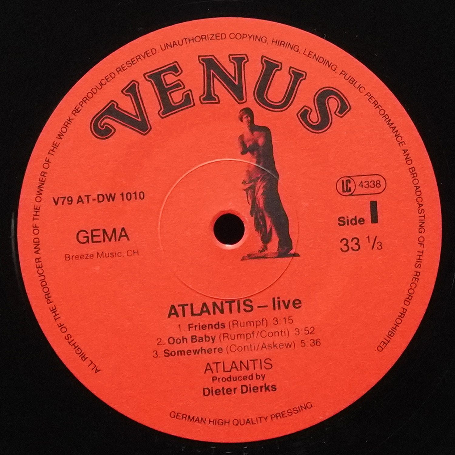 LP Atlantis — Live (2LP) фото 3