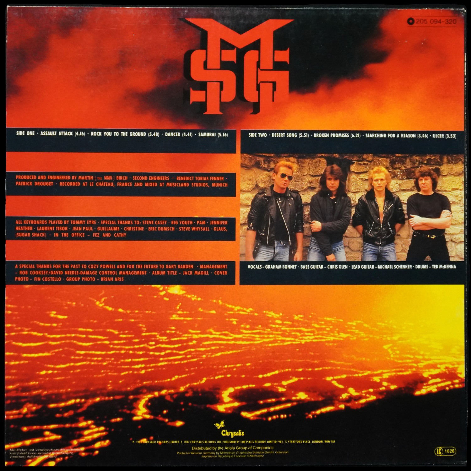 LP Michael Schenker Group — Assault Attack фото 2