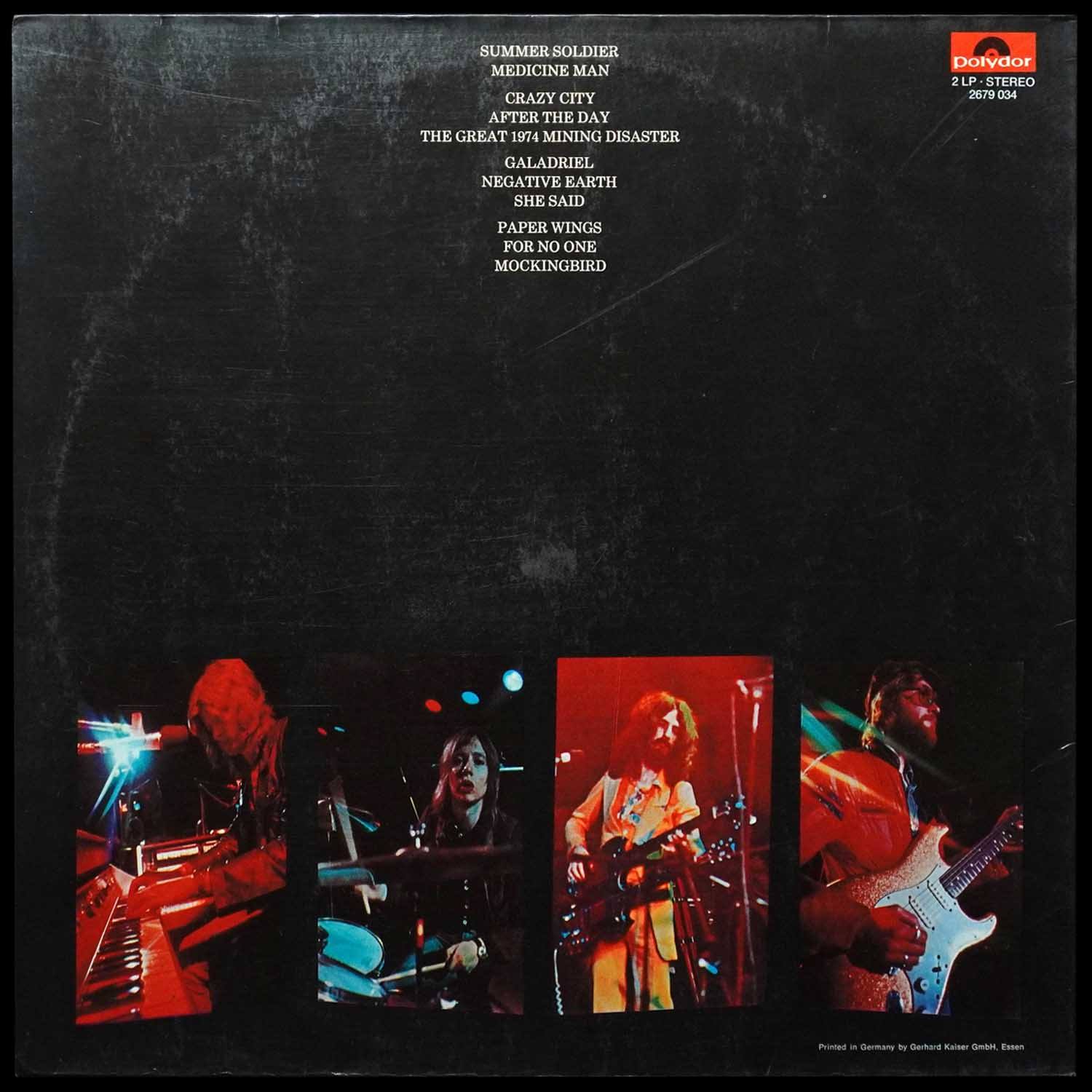 LP Barclay James Harvest — Live (2LP) фото 2