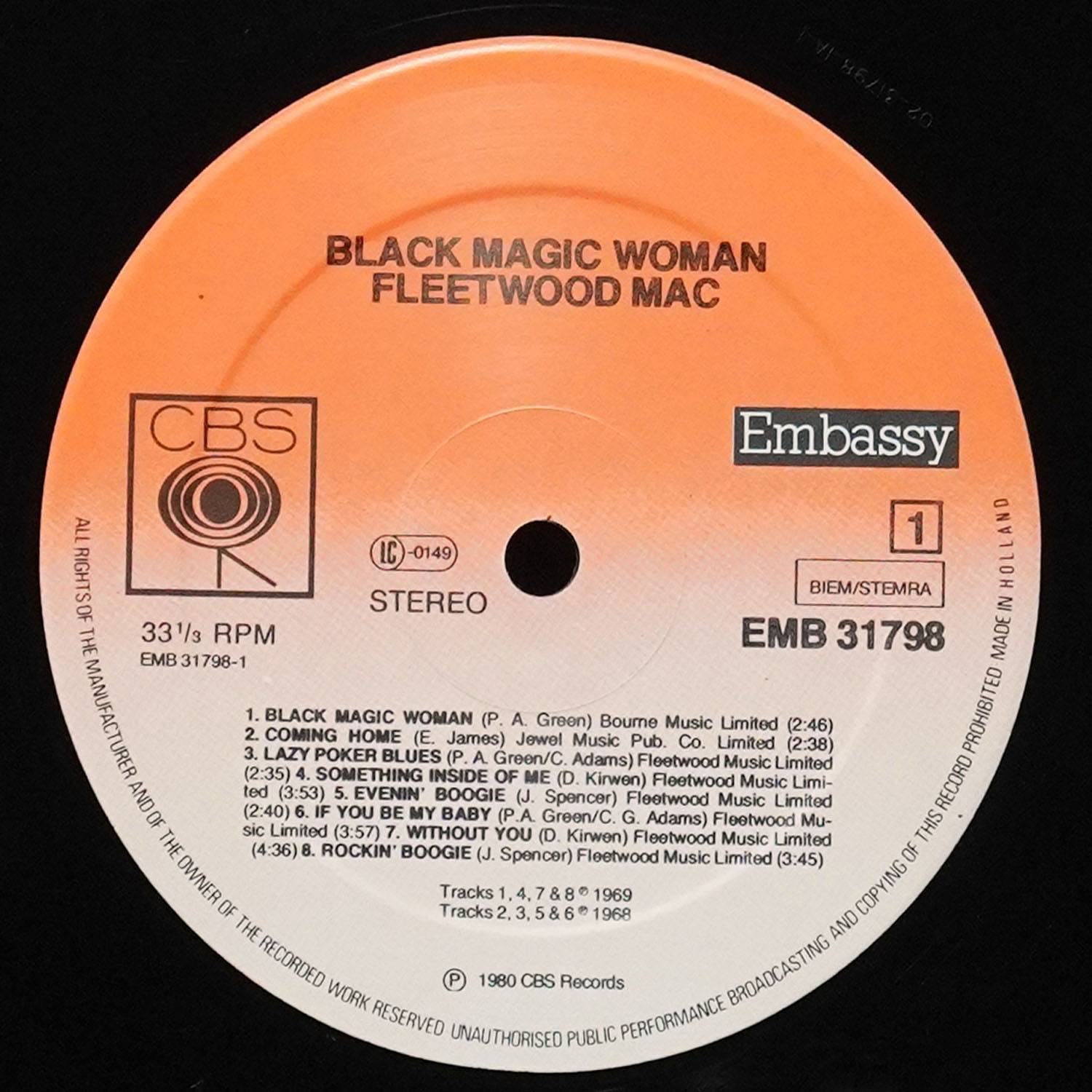 LP Fleetwood Mac — Black Magic Woman фото 3