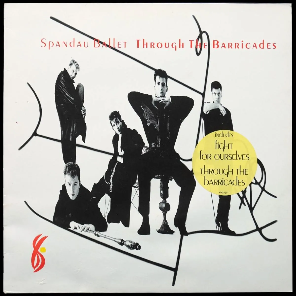 LP Spandau Ballet — Through The Barricades фото