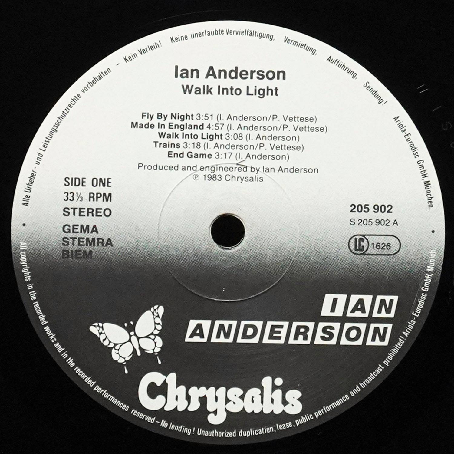 LP Ian Anderson — Walk Into Light фото 3