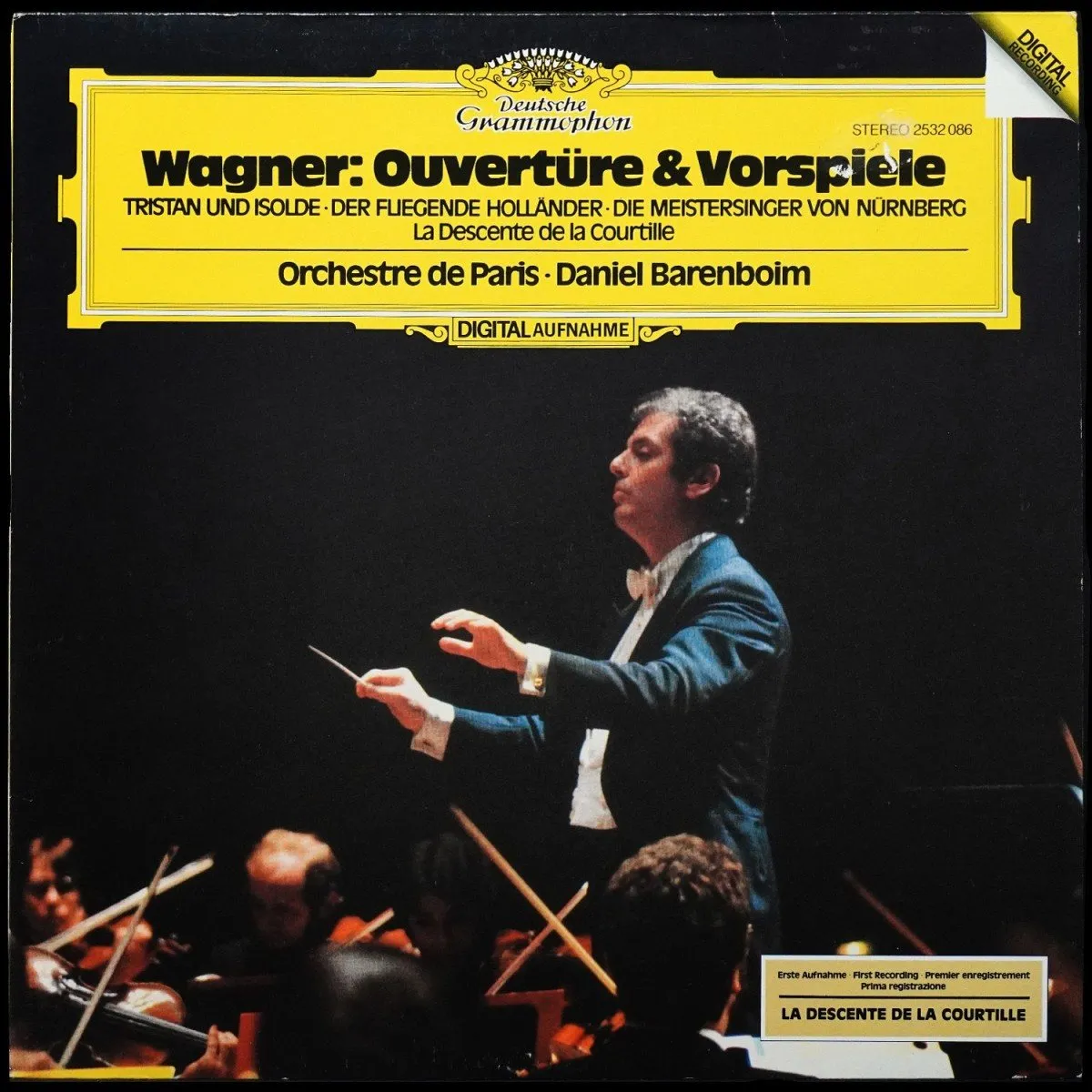 LP Daniel Barenboim — Wagner: Orchestermusik • Orchestral Music - Tristan Und Isolde • Die Walkure • Die Meistersinger • Der Fliegende Hollander • The Flying Dutchman • Le Vaisseau Fantome фото
