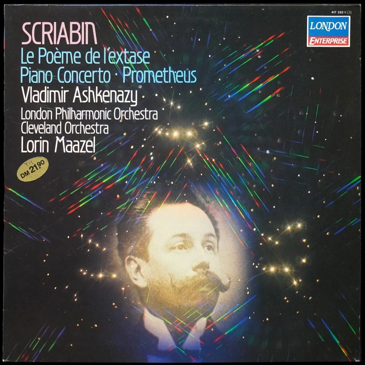 LP Vladimir Ashkenazy — Scriabin: Le Poeme De L'extase / Piano Concerto / Prometheus фото