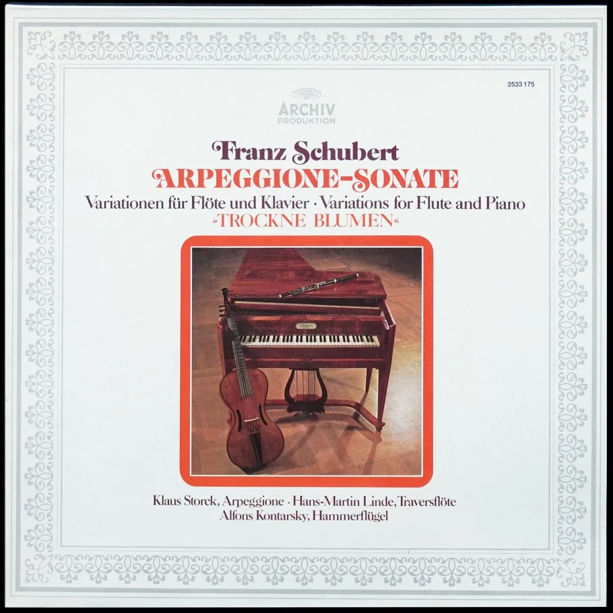 LP Hans-Martin Linde — Schubert: Arpeggione-Sonate - Trockne Blumen фото