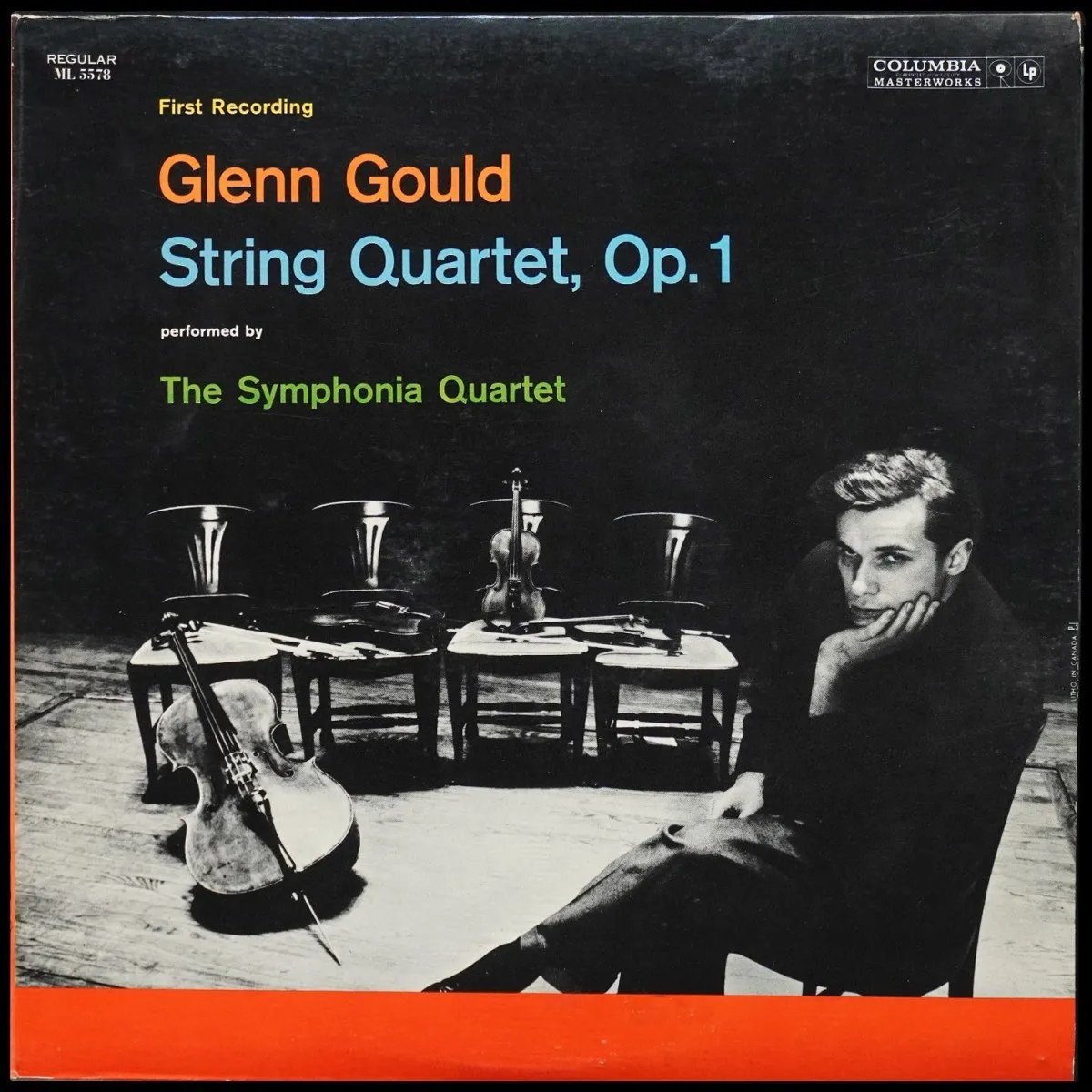 LP Symphonia Quartet — Glenn Gould: String Quartet, Op. 1 (моно) фото