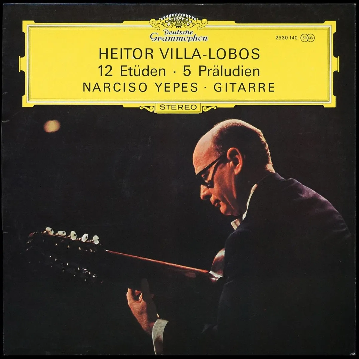 LP Narciso Yepes — Heitor Villa-Lobos: 12 Etuden / 5 Praludien фото