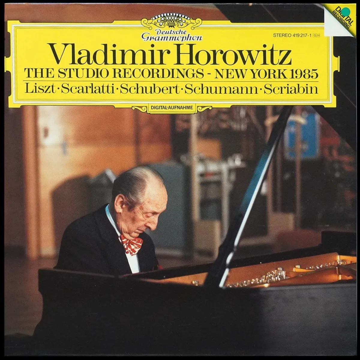 LP Vladimir Horowitz — Liszt / Scarlatti / Schubert / Schumann / Scriabin: Studio Recordings - New York 1985 фото