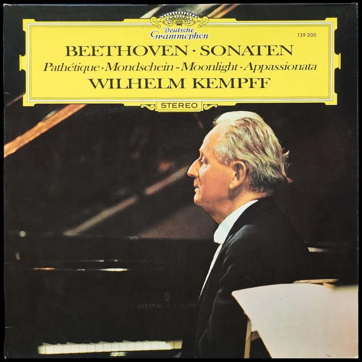 LP Wilhelm Kempff — Beethoven: Sonaten Pathetique / Mondschein = Moonlight / Appassionata фото