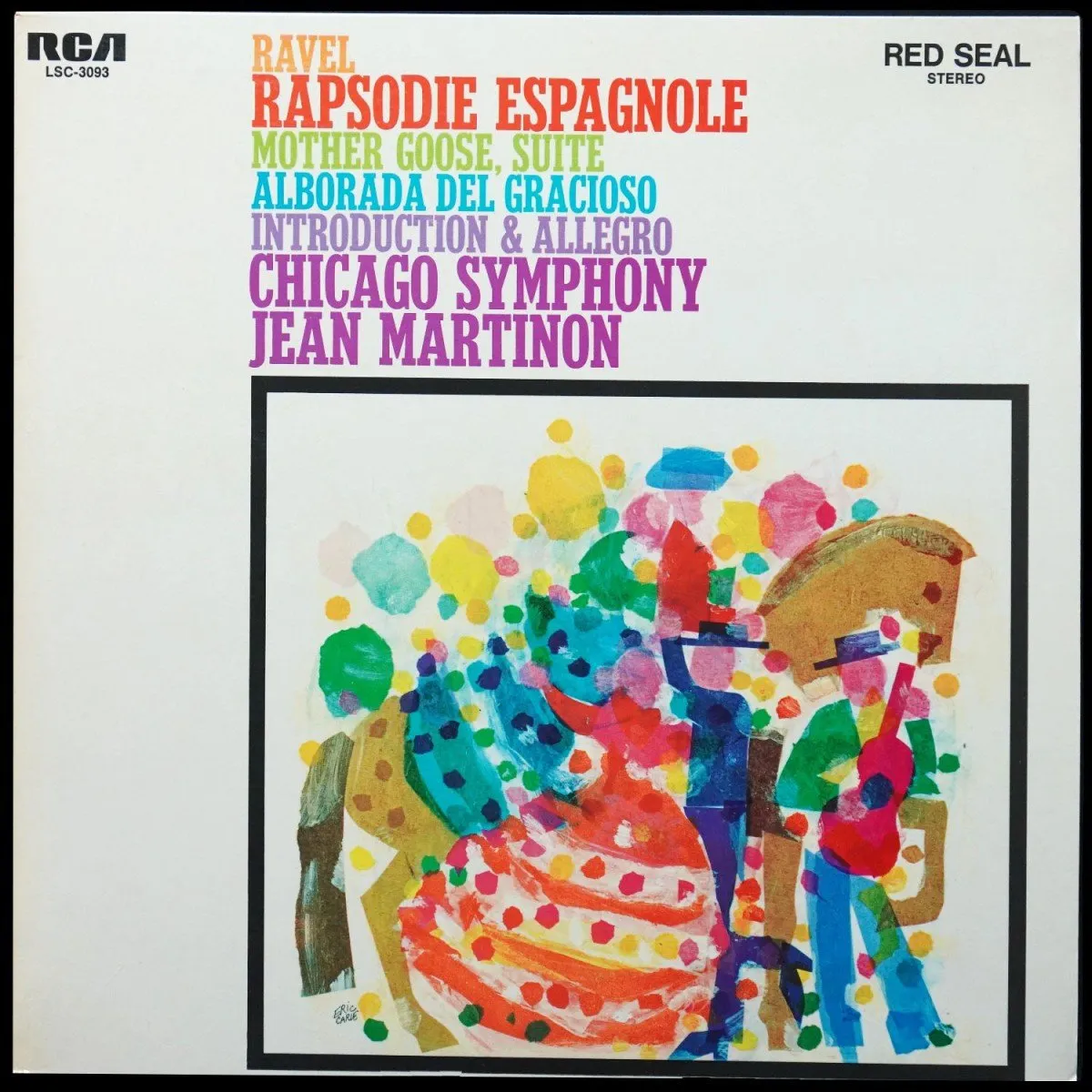 LP Jean Martinon — Ravel: Rapsodie Espagnole / Mother Goose, Suite - Alborada Del Gracioso - Introduction & Allegro фото