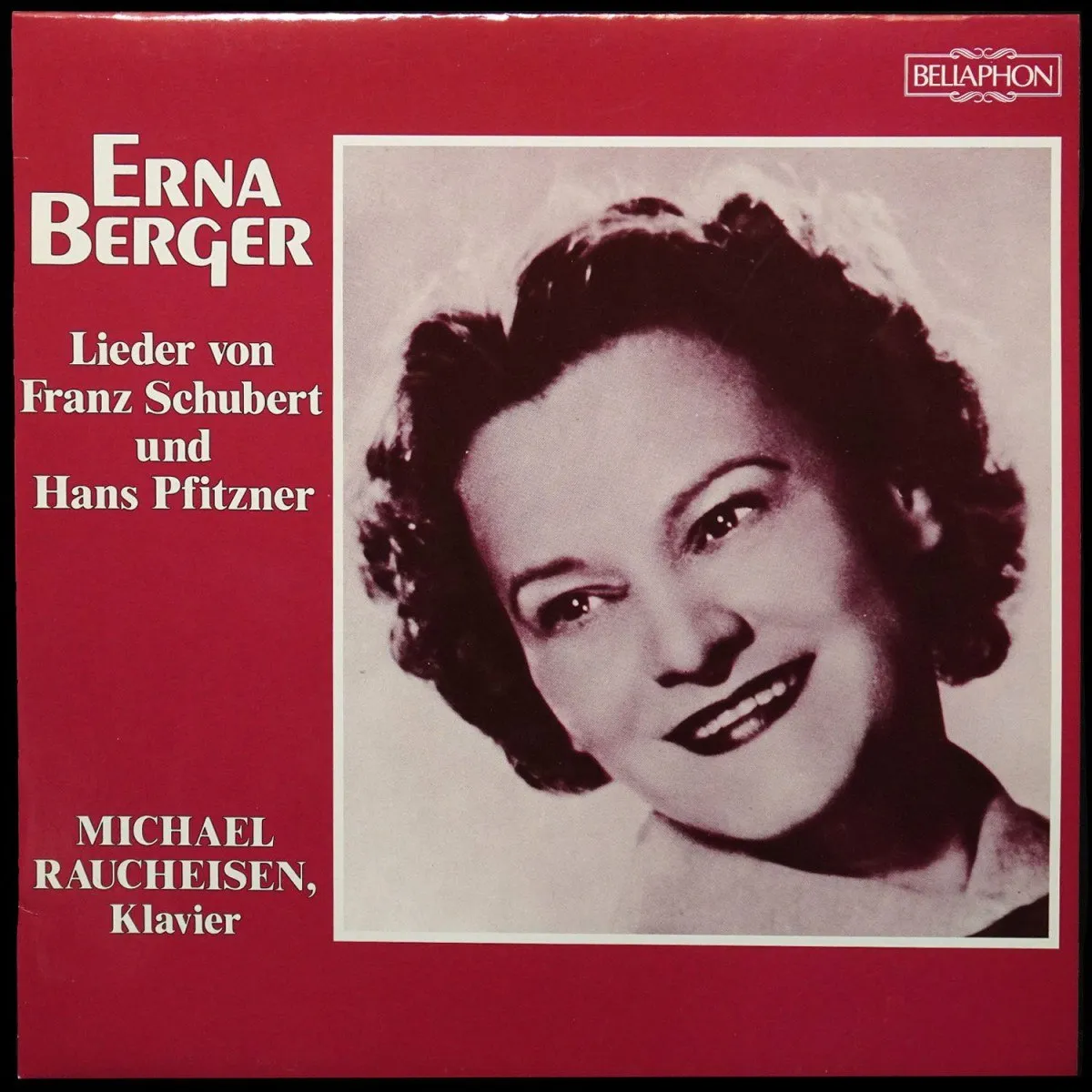 LP Erna Berger — Schubert / Pfitzner: Lieder фото