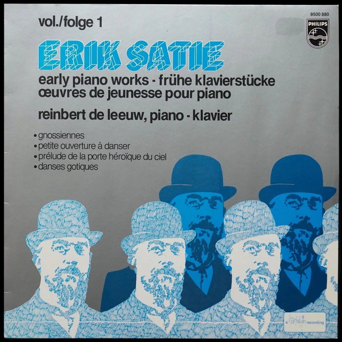 LP Reinbert De Leeuw — Erik Satie: Early Piano Works Vol./Folge 1 фото