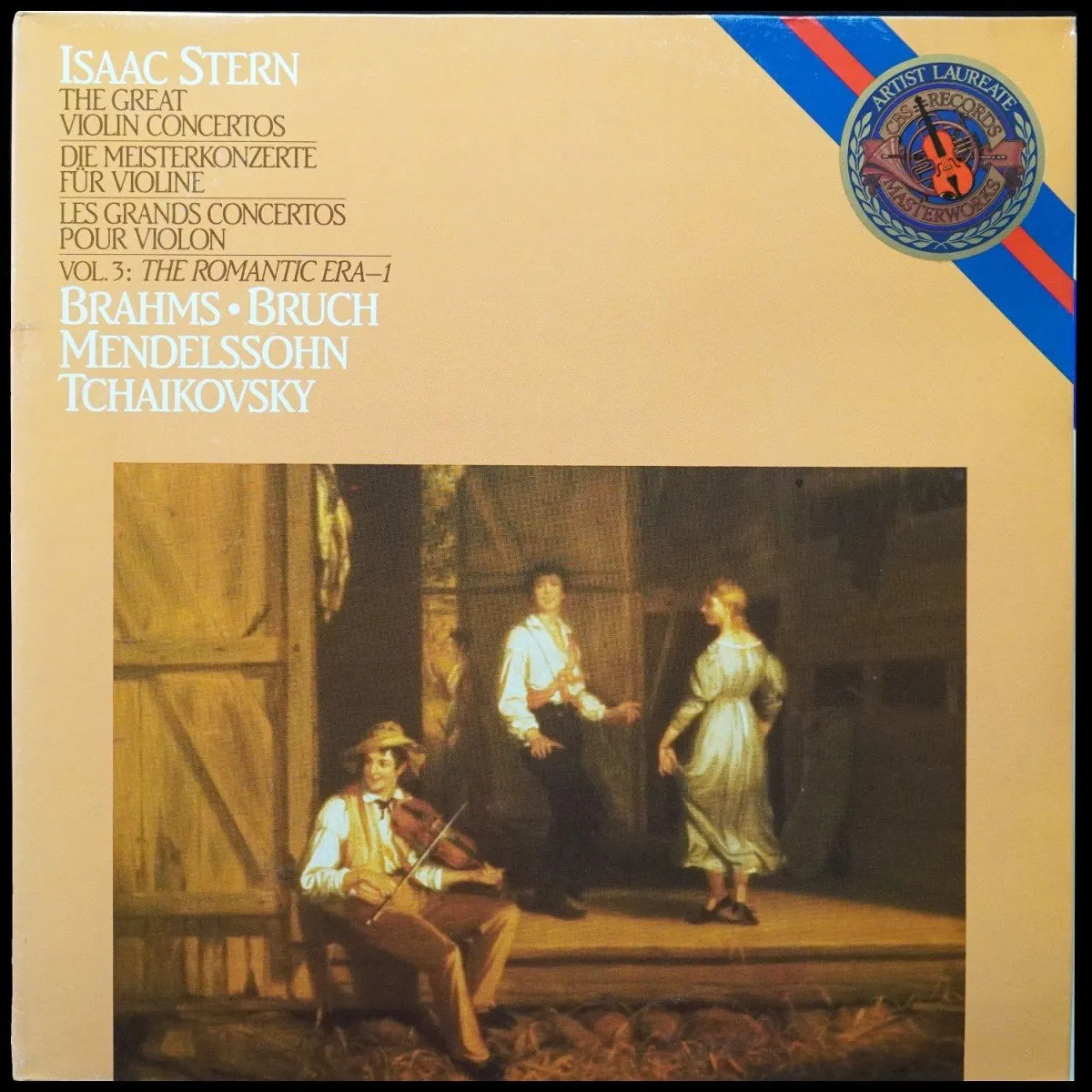 LP Isaac Stern — Brahms, Bruch, Mendelssohn, Tchaikovsky: Great Violin Concertos Vol. 3: The Romantic Era-1 (2LP) фото