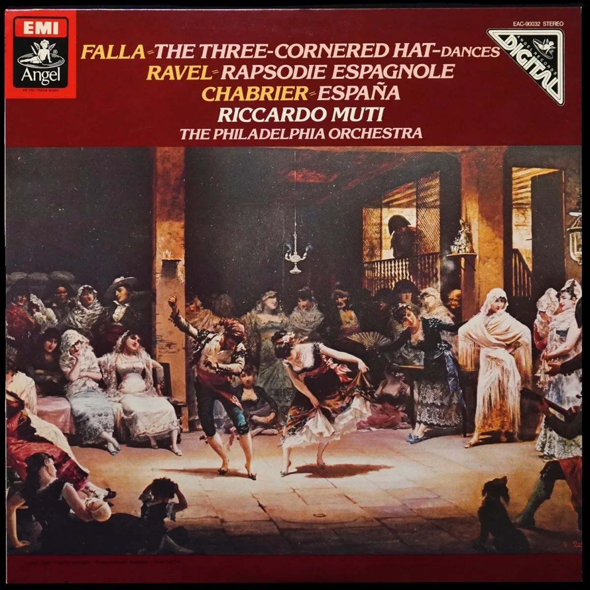 LP Riccardo Muti — Falla / Ravel / Chabrier: Three-Cornered Hat / Rapsodie Espagnole / Espana фото