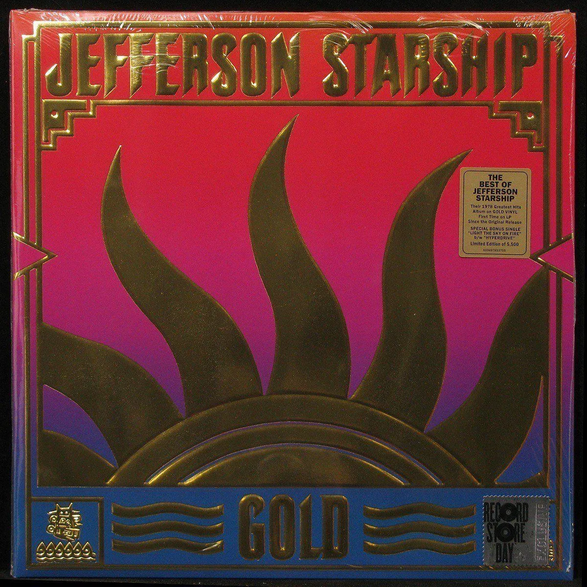 LP Jefferson Starship — Gold (цветной винил, + сингл) фото
