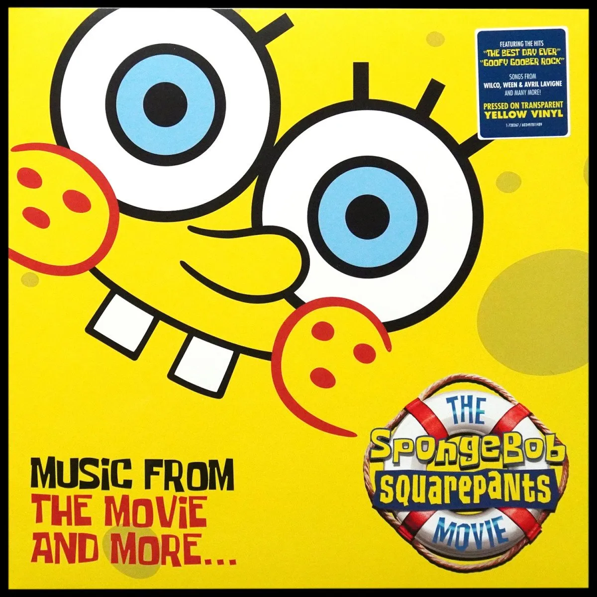 LP V/A — Spongebob Squarepants Movie – Music From The Movie And More… (цветной винил) фото