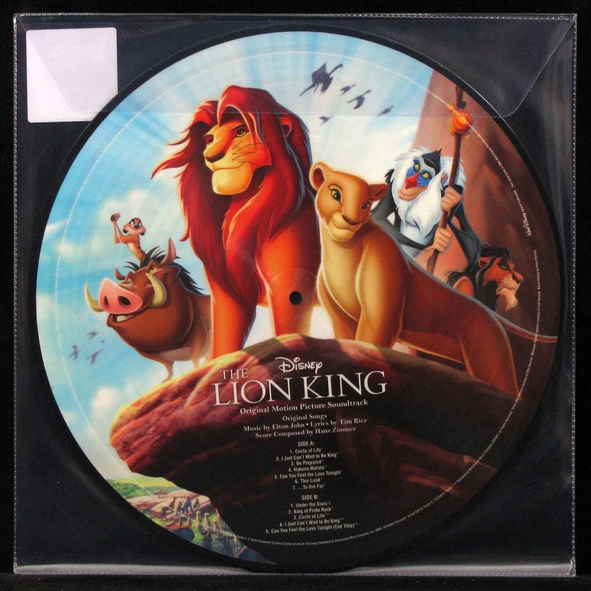 LP V/A — Lion King: The Songs (picture disc (пикчер диск)) фото