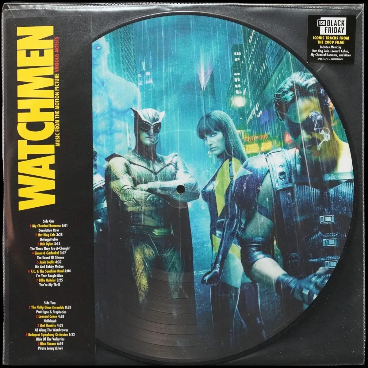 LP V/A — Watchmen - Music From The Motion Picture (picture disc (пикчер диск)) фото